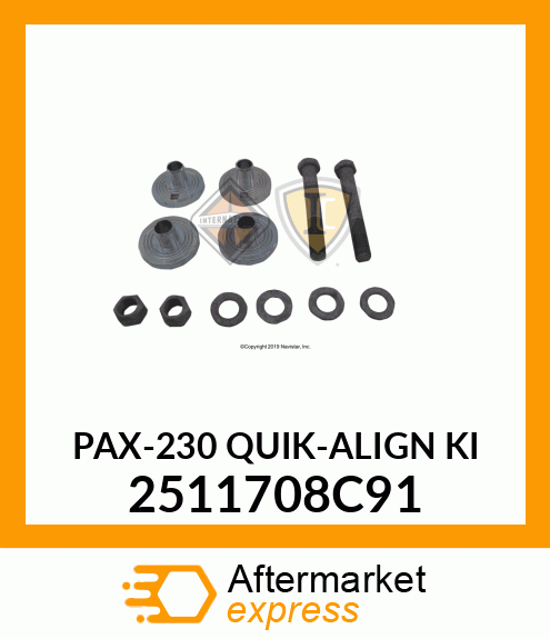 PAX-230 QUIK-ALIGN KI 2511708C91