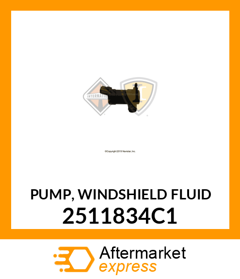 PUMP, WINDSHIELD FLUID 2511834C1