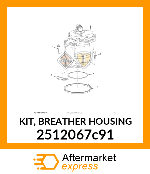 KIT, BREATHER HOUSING 2512067c91