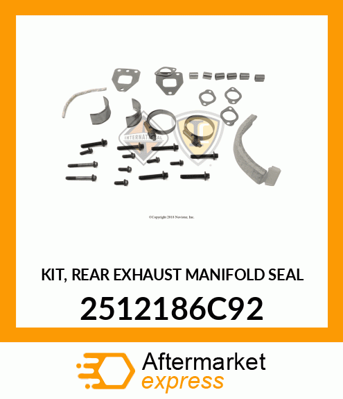 KIT, REAR EXHAUST MANIFOLD SEAL 2512186C92