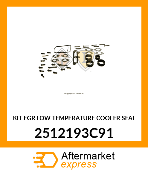 KIT EGR LOW TEMPERATURE COOLER SEAL 2512193C91