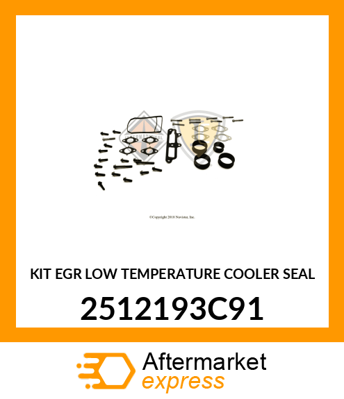 KIT EGR LOW TEMPERATURE COOLER SEAL 2512193C91