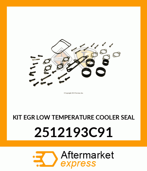 KIT EGR LOW TEMPERATURE COOLER SEAL 2512193C91