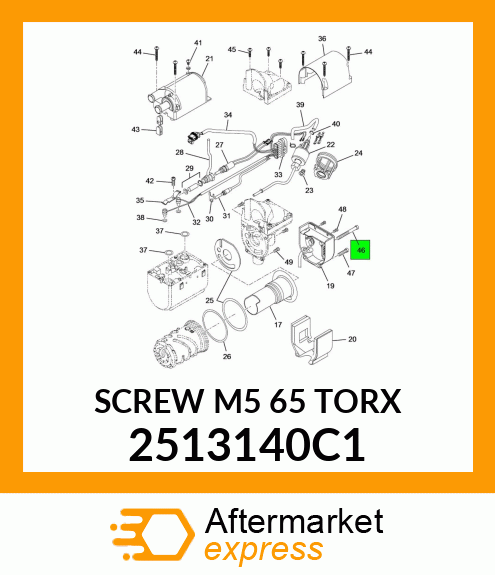 SCREW M5 65 TORX 2513140C1
