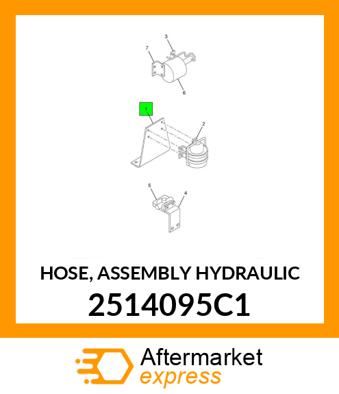 HOSE, ASSEMBLY HYDRAULIC 2514095C1