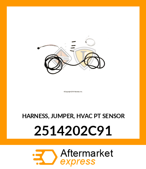 HARNESS, JUMPER, HVAC PT SENSOR 2514202C91