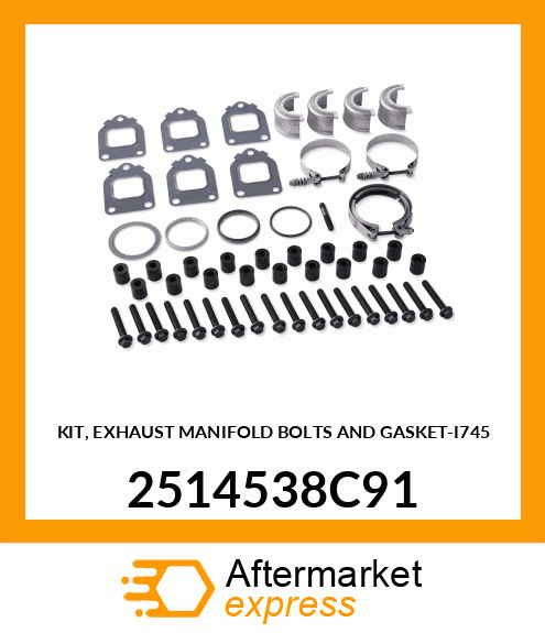 KIT, EXHAUST MANIFOLD BOLTS AND GASKET-I745 2514538C91