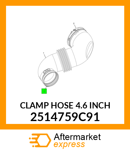 CLAMP HOSE 4.6 INCH 2514759C91