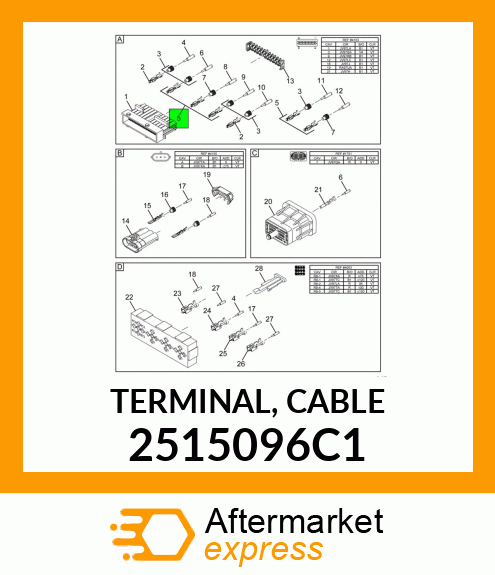 TERMINAL, CABLE 2515096C1