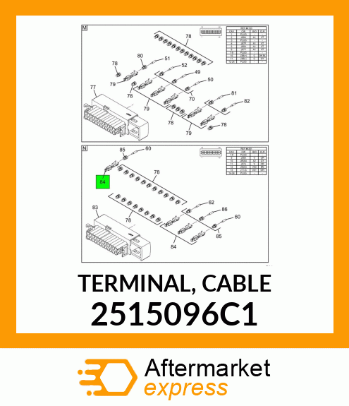 TERMINAL, CABLE 2515096C1