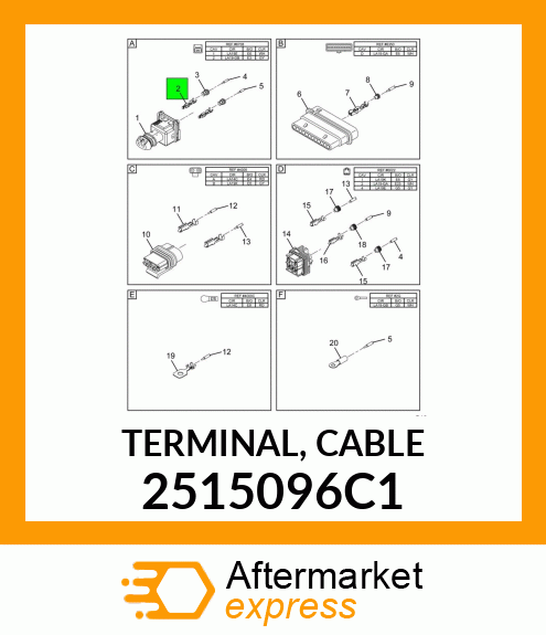 TERMINAL, CABLE 2515096C1