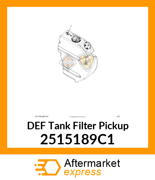 DEF Tank Filter Pickup 2515189C1