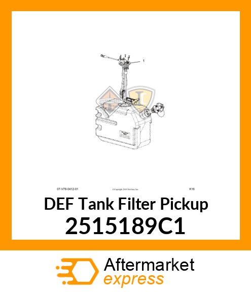 DEF Tank Filter Pickup 2515189C1