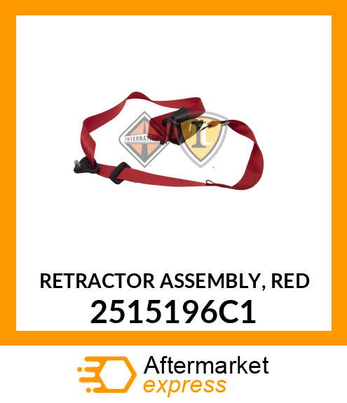 RETRACTOR ASSEMBLY, RED 2515196C1