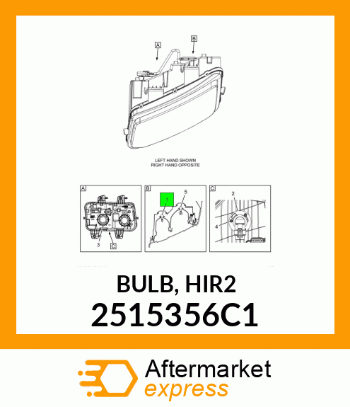 BULB, HIR2 2515356C1