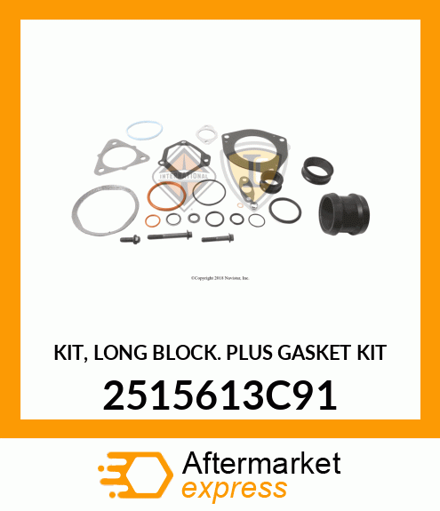 KIT, LONG BLOCK PLUS GASKET KIT 2515613C91