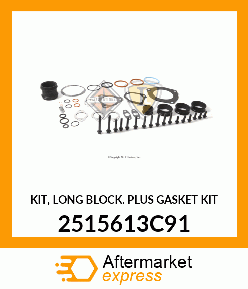 KIT, LONG BLOCK PLUS GASKET KIT 2515613C91