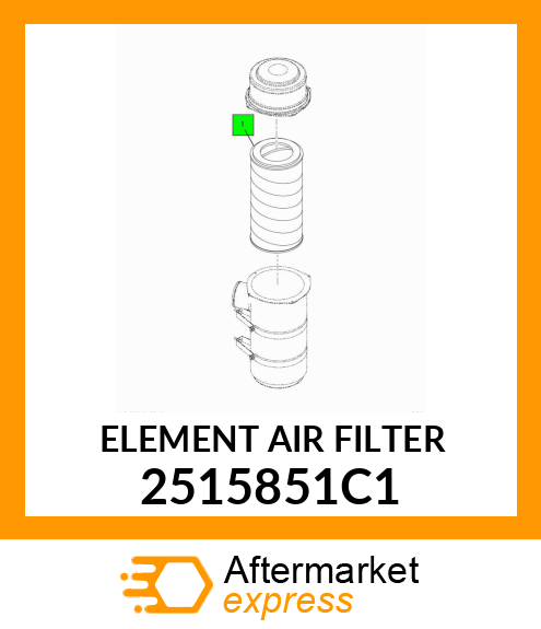 ELEMENT AIR FILTER 2515851C1