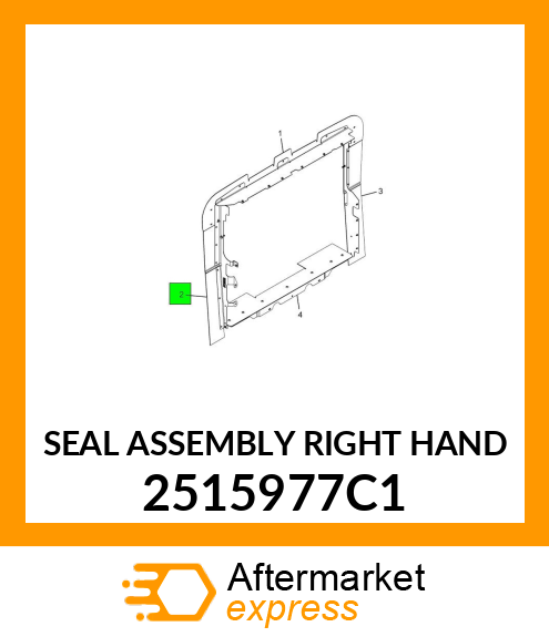 SEAL ASSEMBLY RIGHT HAND 2515977C1