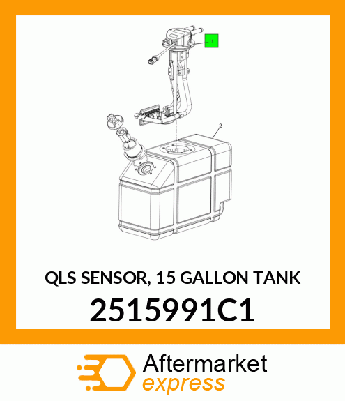 QLS SENSOR, 15 GALLON TANK 2515991C1