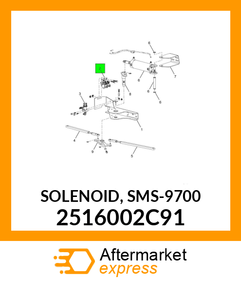 SOLENOID, SMS-9700 2516002C91