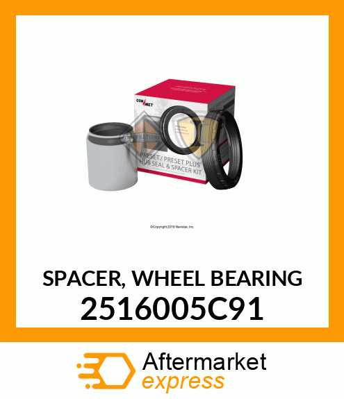 SPACER, WHEEL BEARING 2516005C91