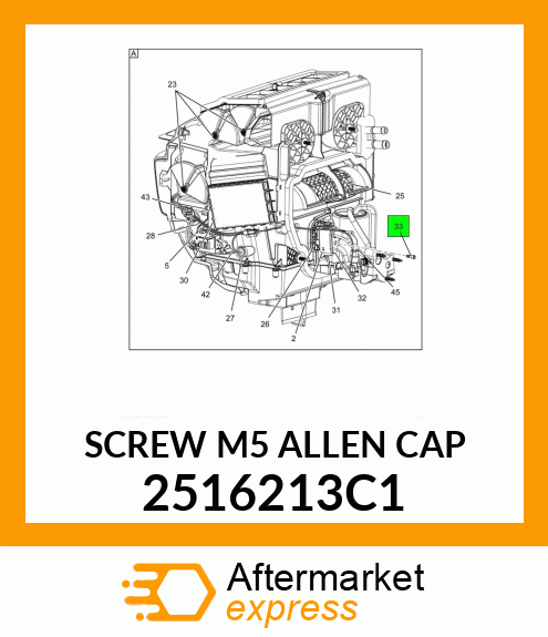 SCREW M5 ALLEN CAP 2516213C1