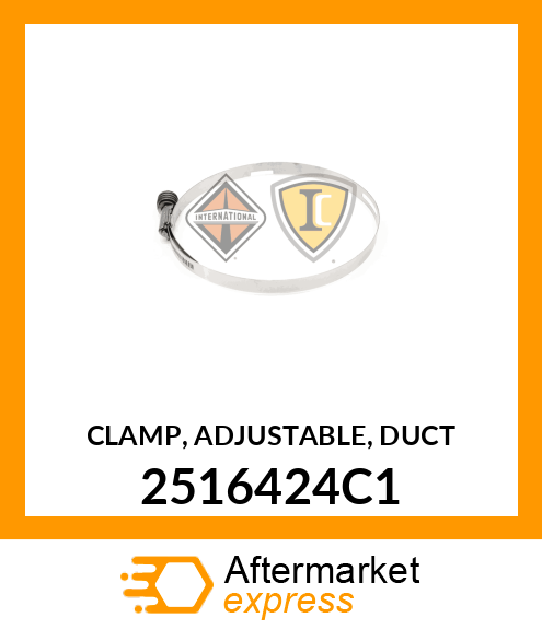 CLAMP, ADJUSTABLE, DUCT 2516424C1