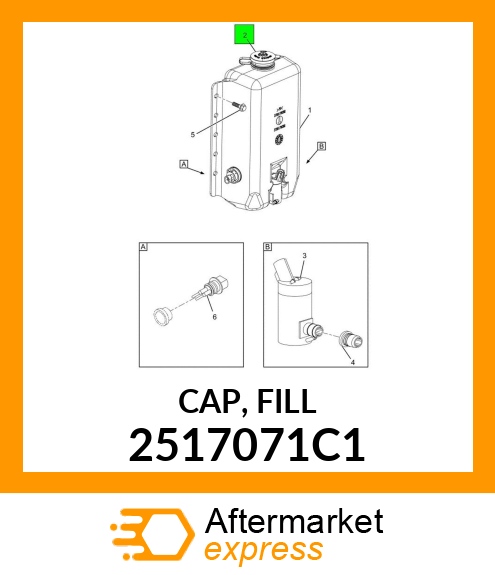 CAP, FILL 2517071C1