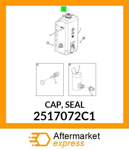 CAP, SEAL 2517072C1