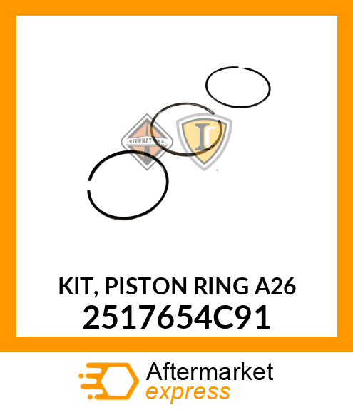 KIT, PISTON RING A26 2517654C91