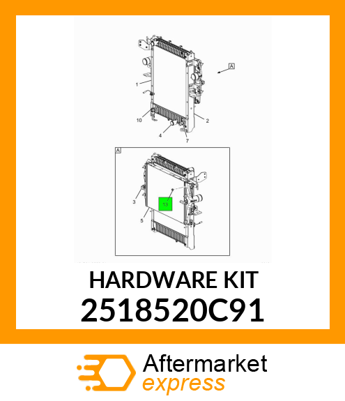 HARDWARE KIT 2518520C91