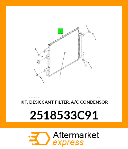 KIT, DESICCANT FILTER, A/C CONDENSOR 2518533C91