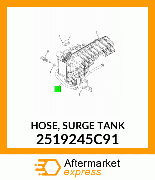 HOSE, SURGE TANK 2519245C91