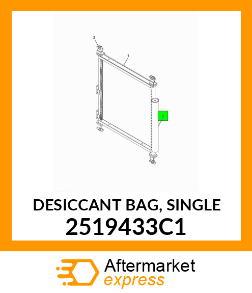 DESICCANT BAG, SINGLE 2519433C1