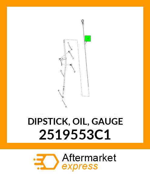 DIPSTICK, OIL, GAUGE 2519553C1