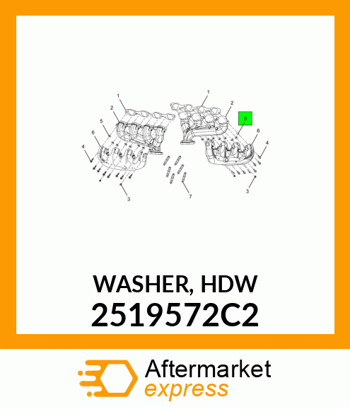 WASHER, HDW 2519572C2
