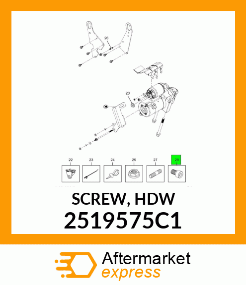 SCREW, HDW 2519575C1