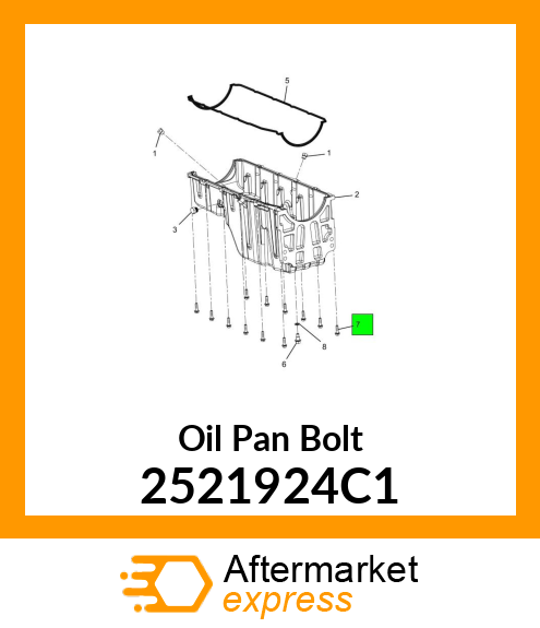 Oil Pan Bolt 2521924C1