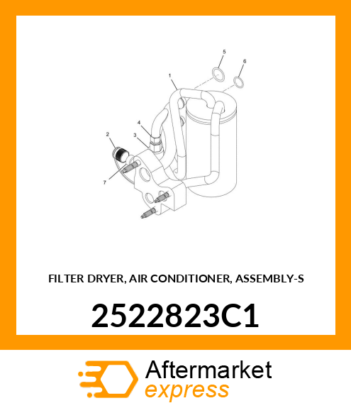 FILTER DRYER, AIR CONDITIONER, ASSEMBLY-S 2522823C1