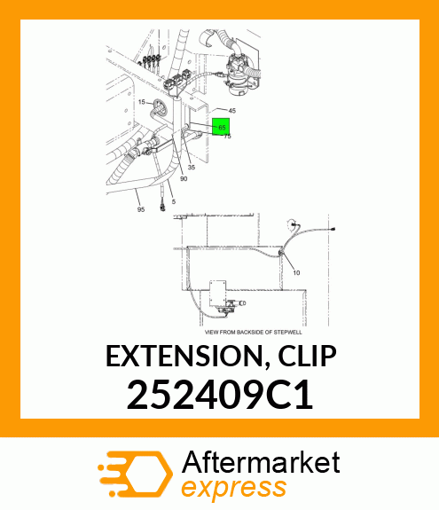 EXTENSION, CLIP 252409C1