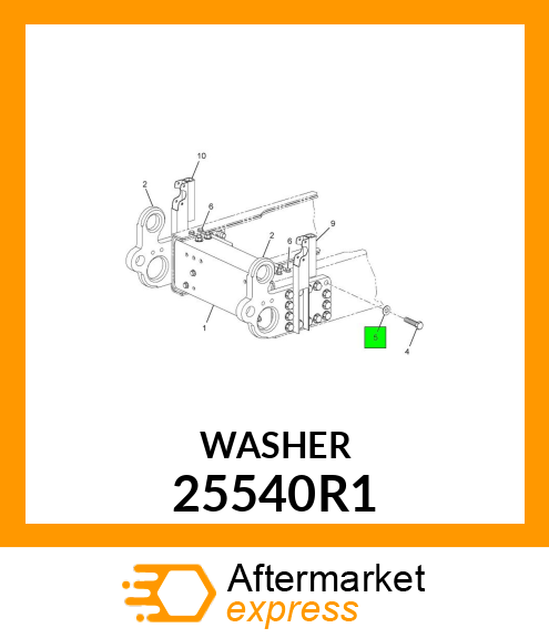 WASHER, FLAT 25540R1