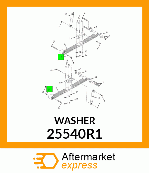 WASHER, FLAT 25540R1