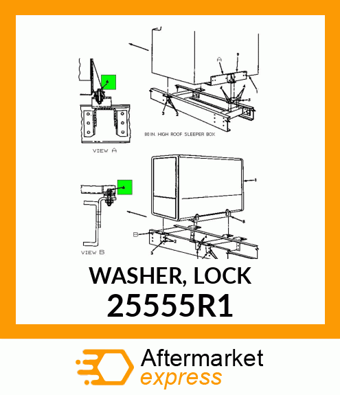 WASHER, LOCK 25555R1