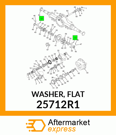 WASHER, FLAT 25712R1