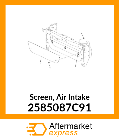 Screen, Air Intake 2585087C91