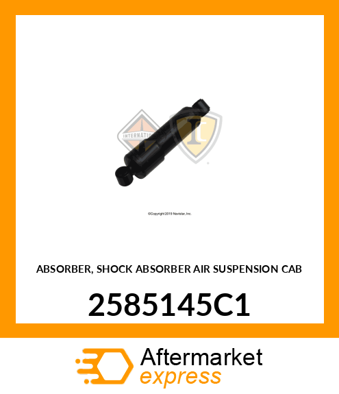 ABSORBER, SHOCK ABSORBER AIR SUSPENSION CAB 2585145C1