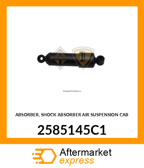 ABSORBER, SHOCK ABSORBER AIR SUSPENSION CAB 2585145C1