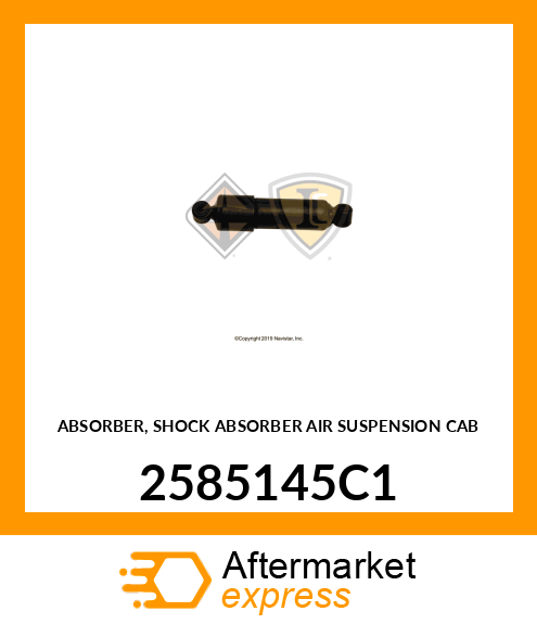 ABSORBER, SHOCK ABSORBER AIR SUSPENSION CAB 2585145C1