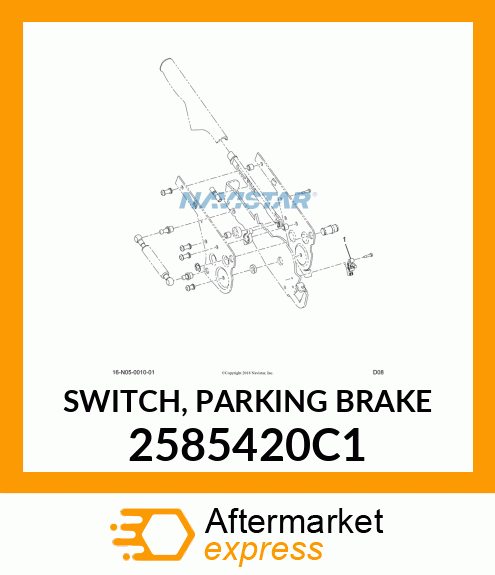 SWITCH, PARKING BRAKE 2585420C1